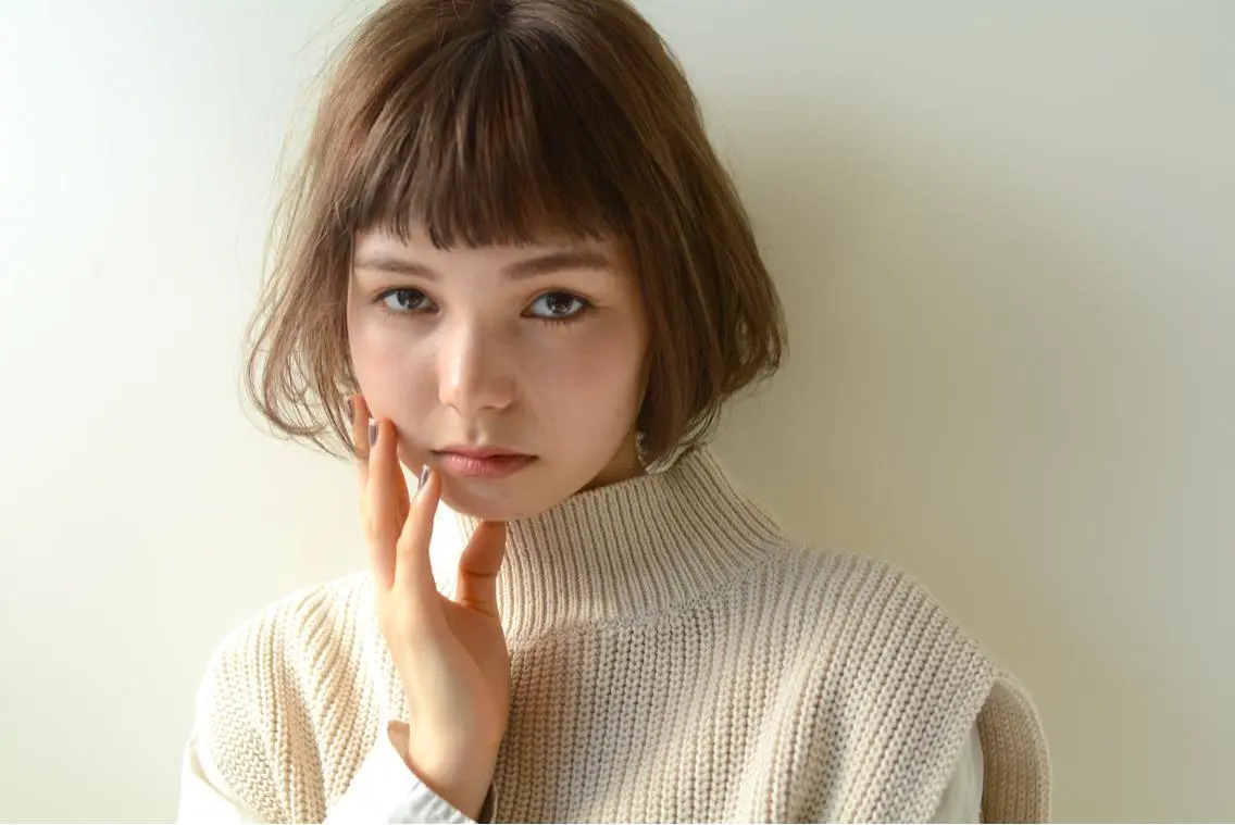 ショート カラー ヘアカラー MION✂️ 似合わせカットのヘアスタイル