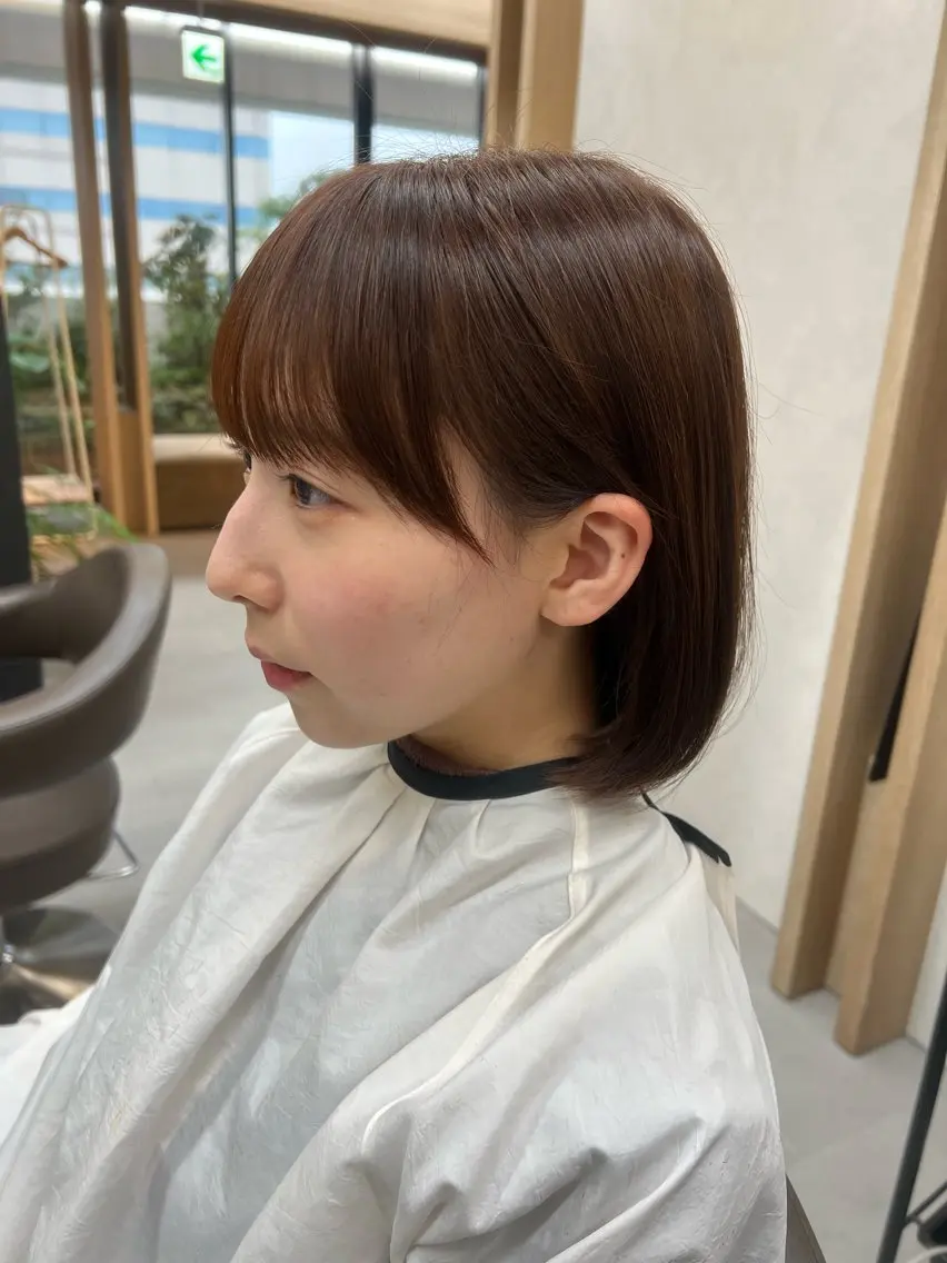 ショート 森川 紗菜のヘアスタイル
