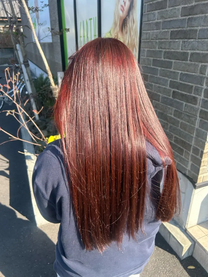 カラー 有村 実佑のヘアスタイル