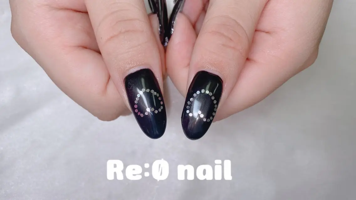 ネイル ハート ハンドネイル Re:Ø nail 🩵TSUJIのネイルデザイン