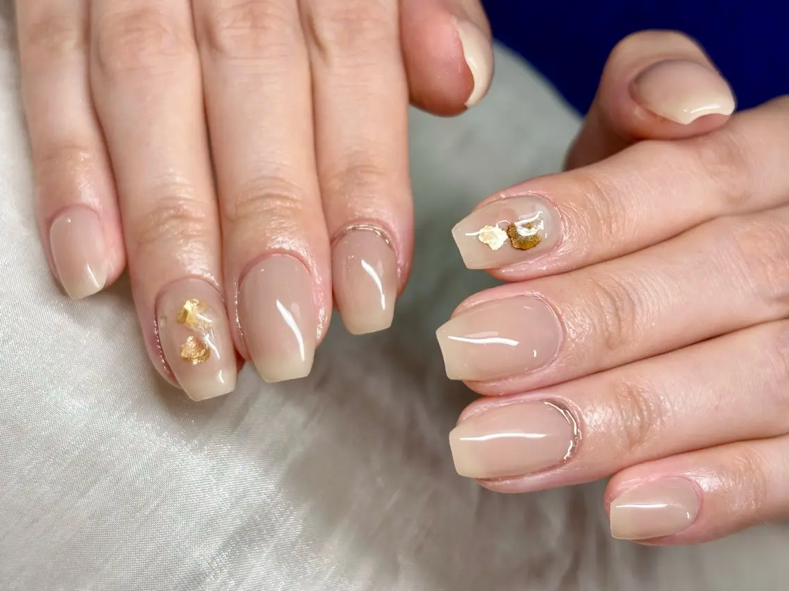 ネイル ジェルネイル シンプルネイル ETE LUNA NAILのネイルデザイン