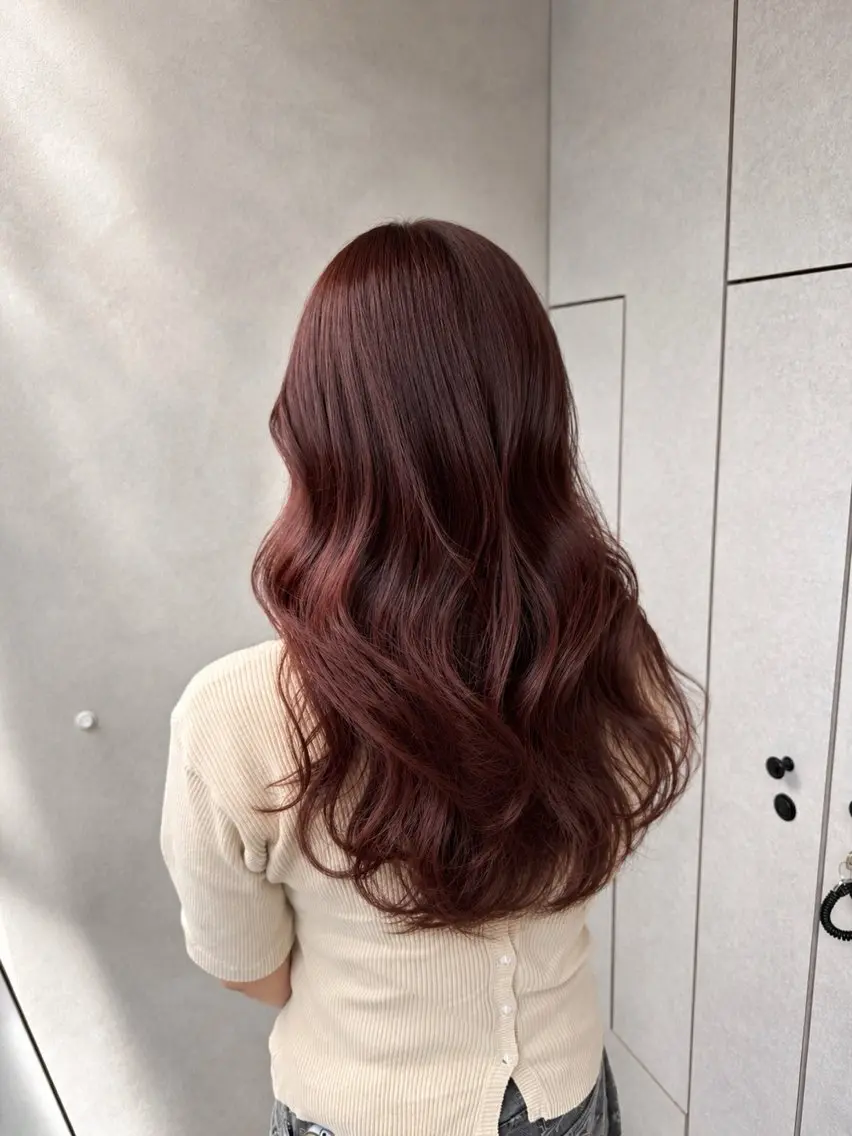 ロング カット ヘアカラー トリートメント 愛され髪質改善カラー 🕊️SOMAのヘアスタイル