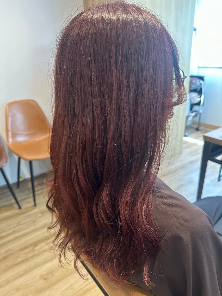 セミロング カラー パーマ カット ヘアカラー パーマ トリートメント ✨✂️Nori ✂️✨のヘアスタイル