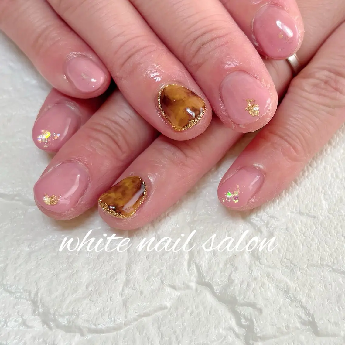 ネイル フットネイル ハンドネイル white nail salonのネイルデザイン