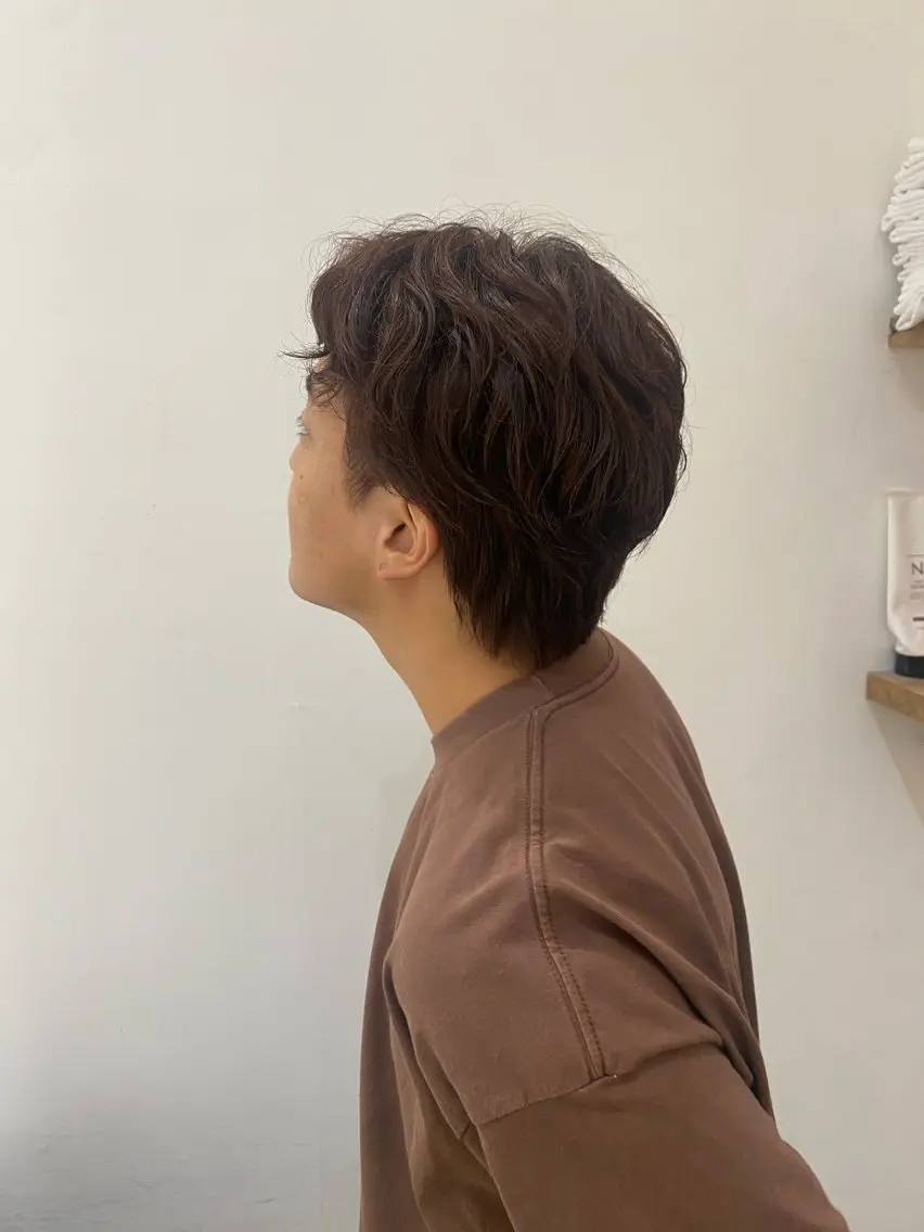 ショート カット ヘアカラー トリートメント 関 桃萌果のヘアスタイル