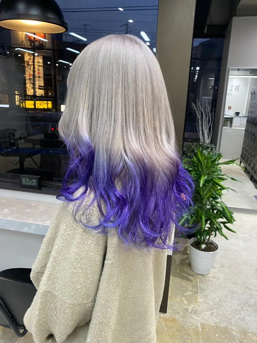 ロング カラー デザインカラー ニュアンスカラー/ 🫧レミ(坊主)のヘアスタイル