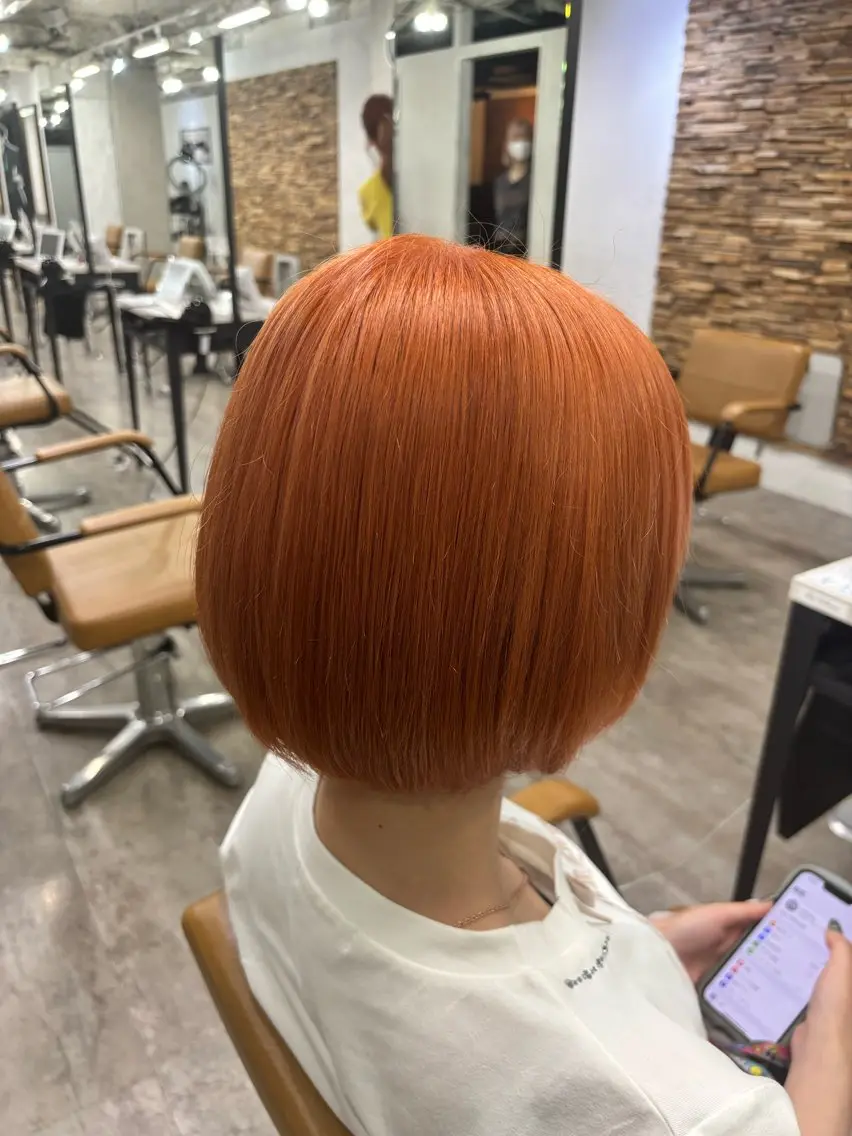 ショート カラー ️韓国ヘア/レイヤー カット❤️Yūkaのヘアスタイル