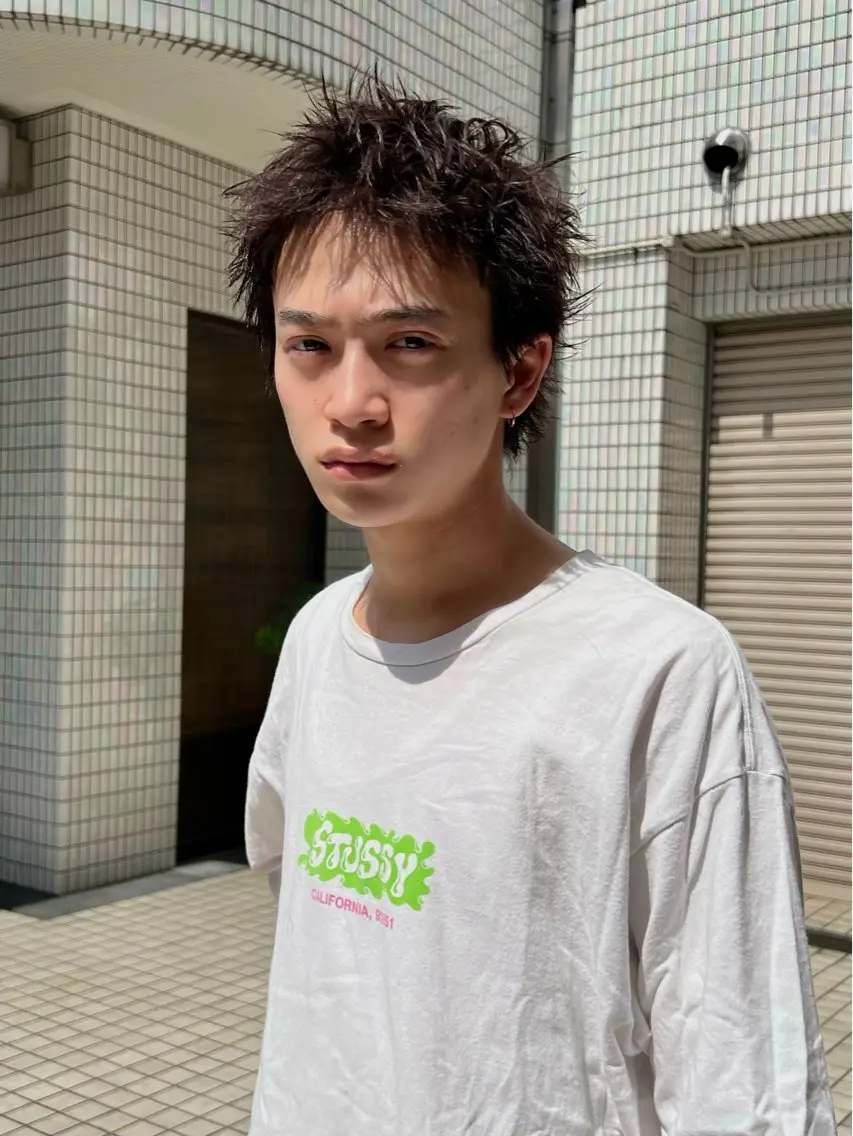 ショート メンズ カット ナガミ ショウのヘアスタイル
