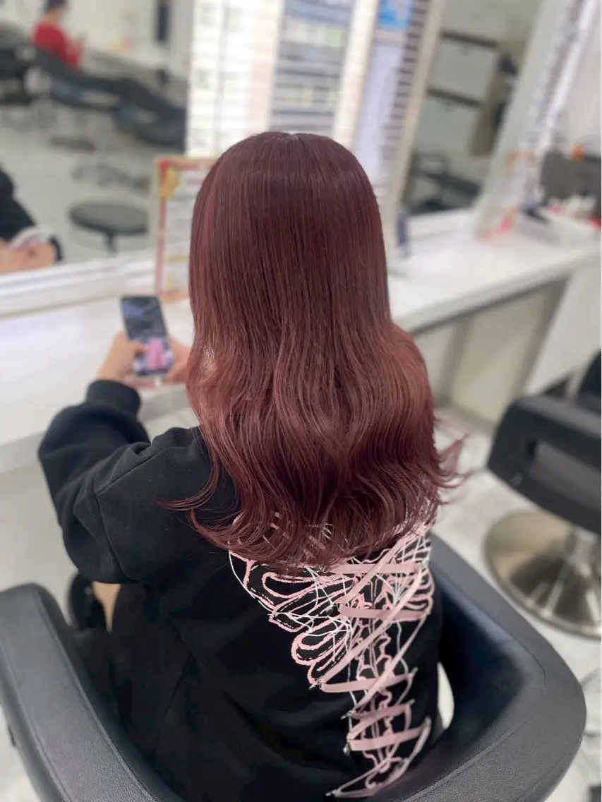 ロング カラー ヘアアレンジ ヘアカラー 暖色/ブリーチなし カラー/Anri🌹のヘアスタイル
