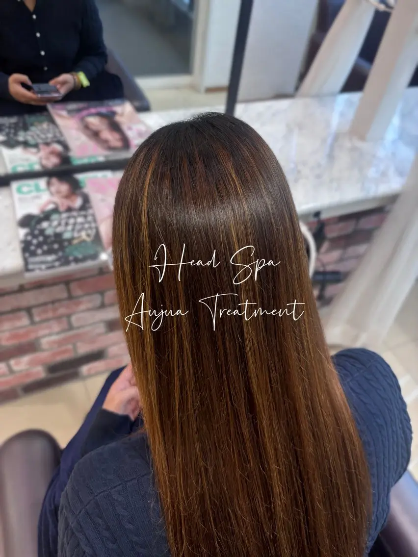 【✦🪽☁️ヘッドスパ30分➕Aujua 3step トリートメント ✦🪽☁️】の写真