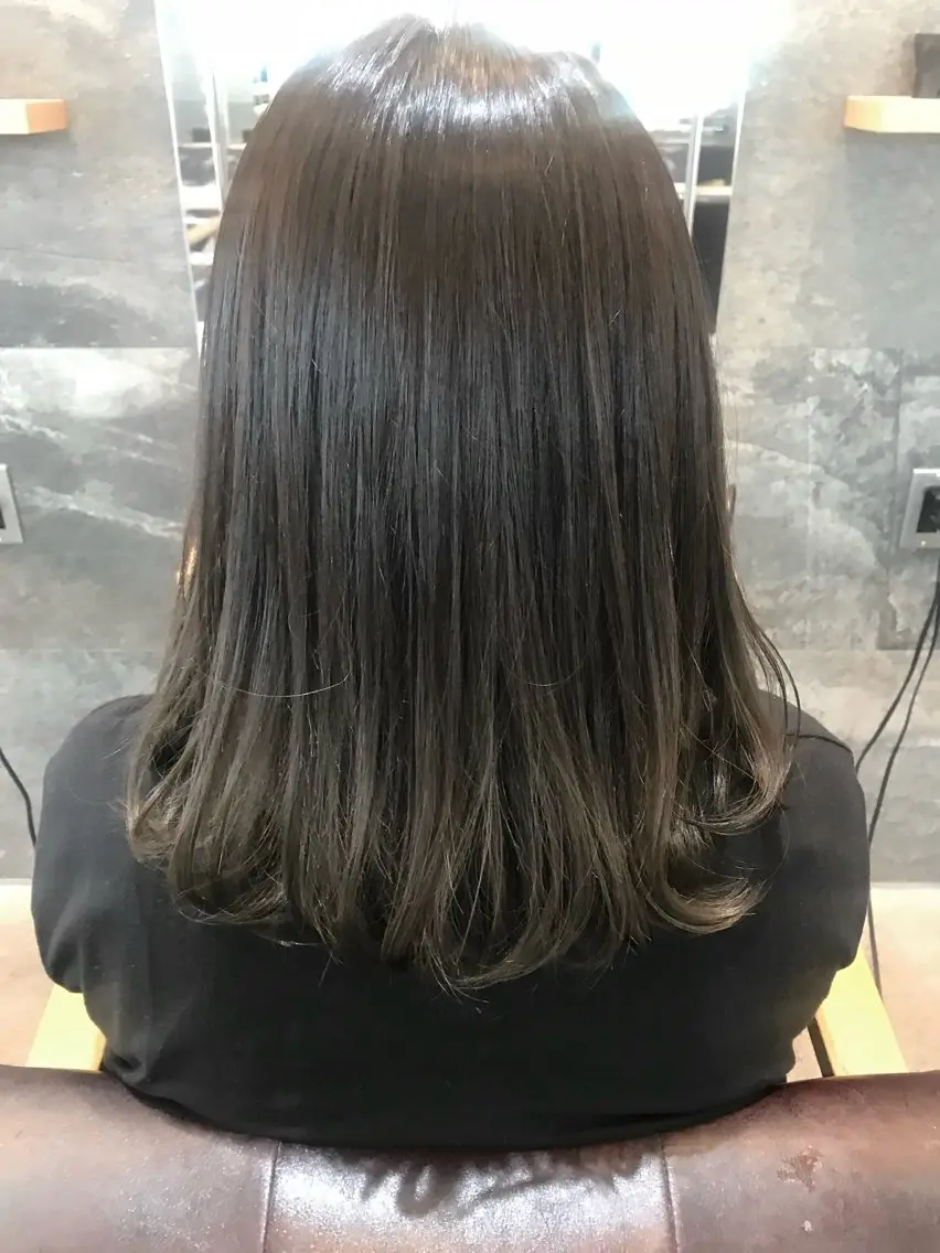 ミディアム カラー 塚本 昂のヘアスタイル