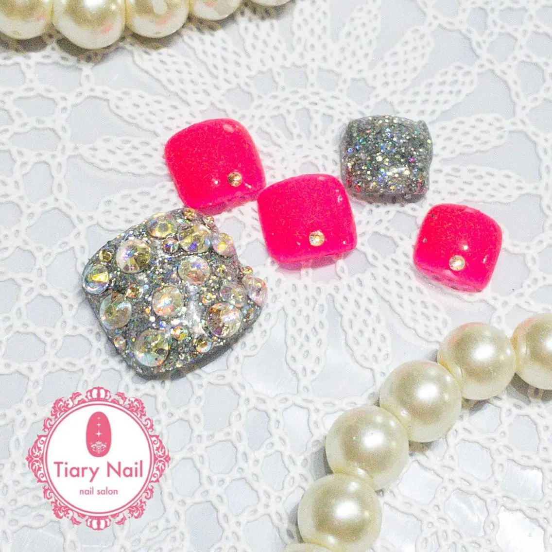 ネイル tiarynail K K🐼のネイルデザイン
