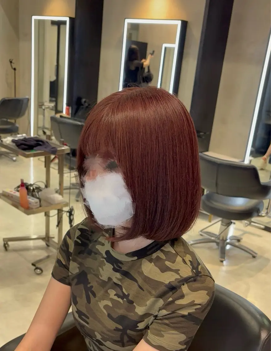 ショート カラー ラベンダーカラー ピンクカラー ピンクラベンダー ヘアカラー 表参道/似合わせ⟡⋆ 木村　心優♡のヘアスタイル