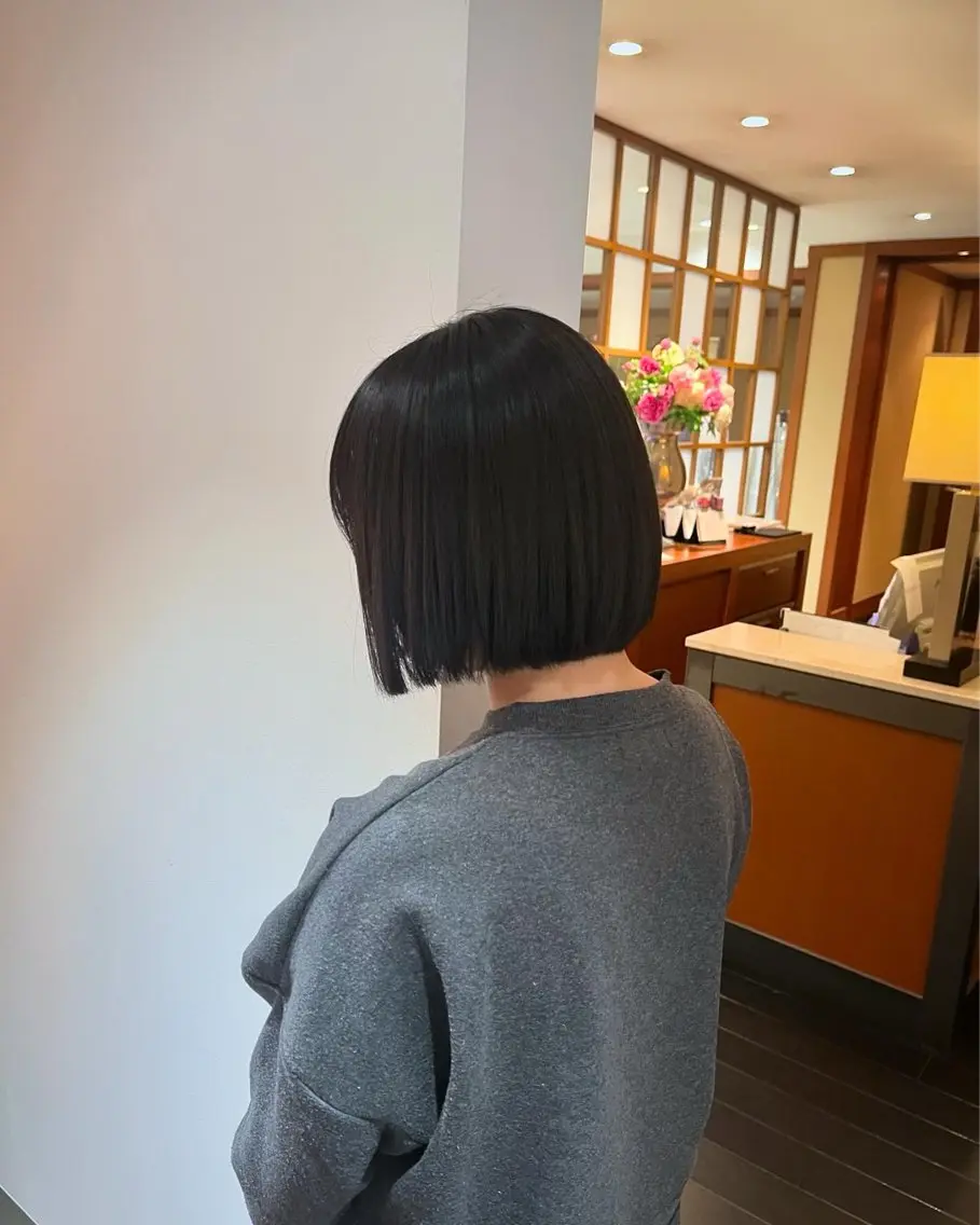 ショート ボブ 中村 佳菜のヘアスタイル