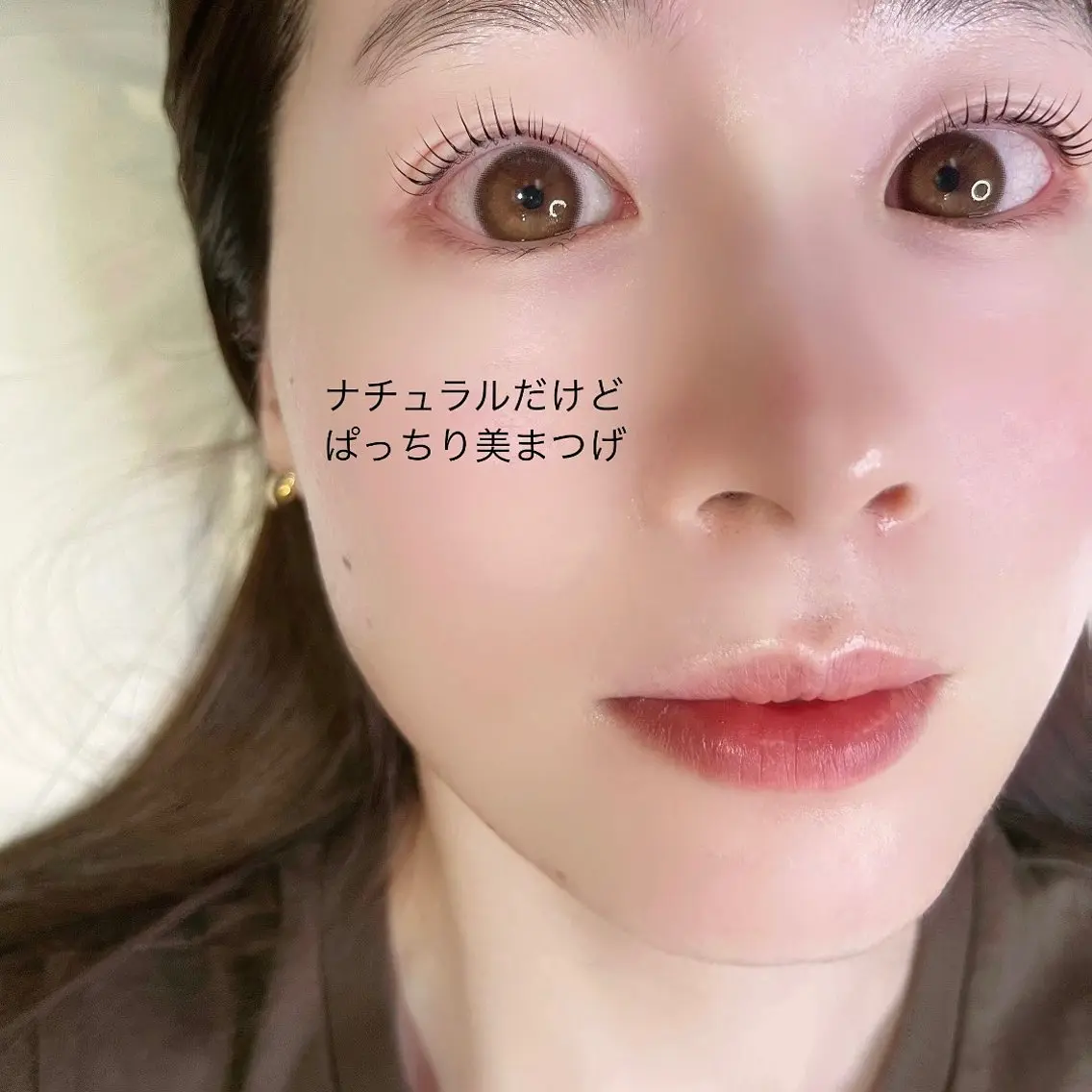 マツエク・マツパ 束感まつ毛 ナチュラル 一重×まつ毛パーマ 眉毛／まつ毛サロン Ayamiのマツエク・マツパデザイン