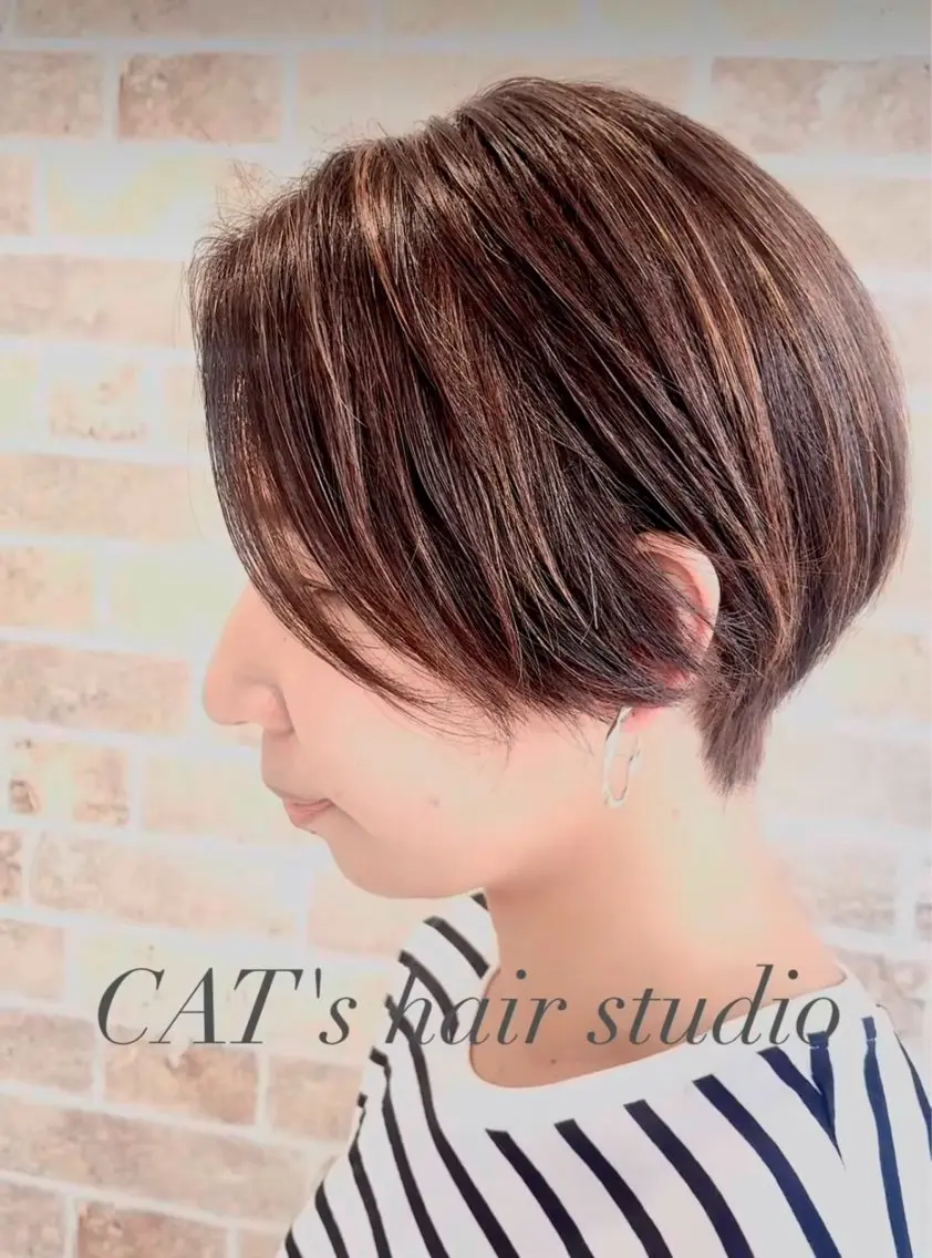 ショート 似合わせカット ショートヘア 小顔カット 家入 光のヘアスタイル