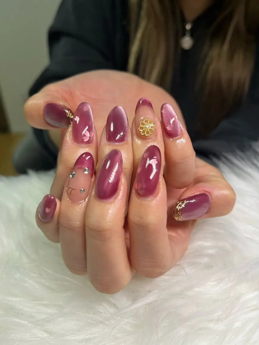 ネイル マグネットネイル 🏠自宅 サロン💅natsuのネイルデザイン