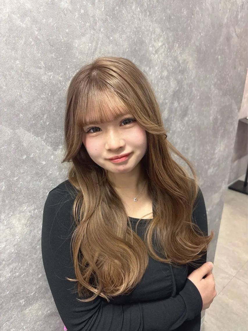 ロング ヘアカラー トリートメント 🍒RIO🍒 愛されガーリーのヘアスタイル