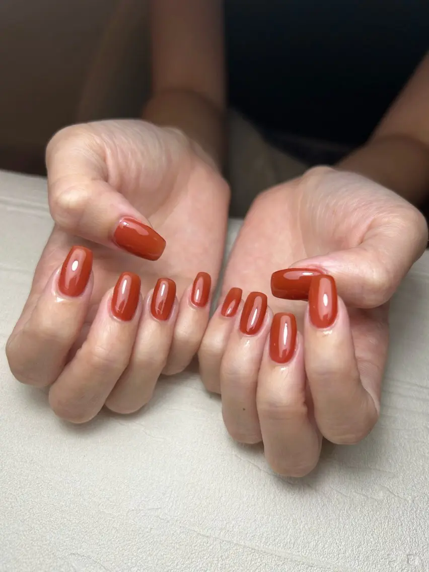 ネイル 赤色 ハンドネイル NAIL ROOM Charmeのネイルデザイン