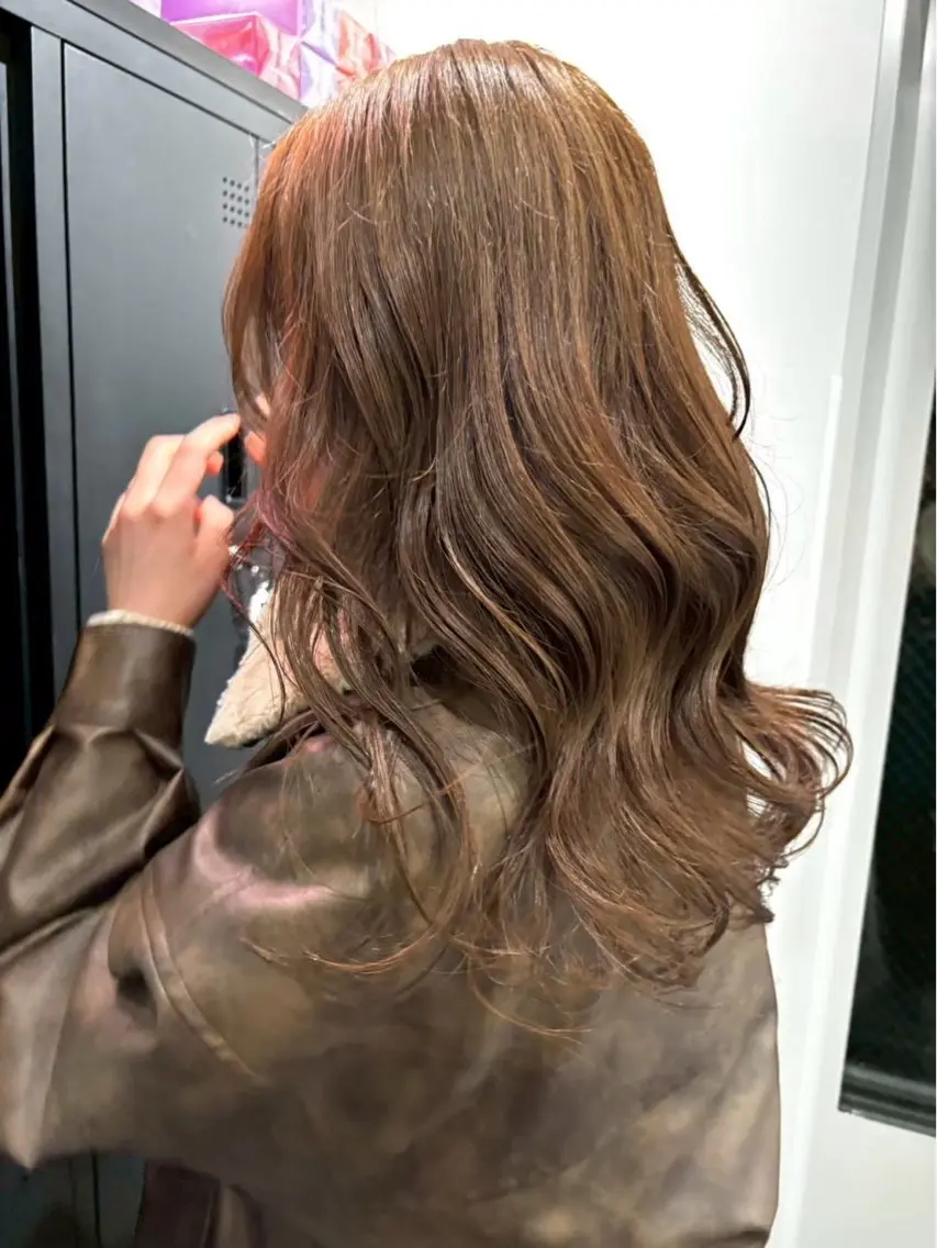 ロング ヘアカラー 🧸ダブルカラー/ベ ージュ🍪さりなのヘアスタイル