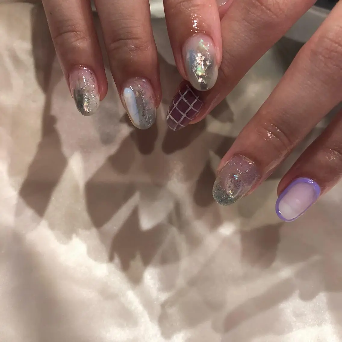 ネイル パラあり！フィルイン 美フォルムのネイルデザイン