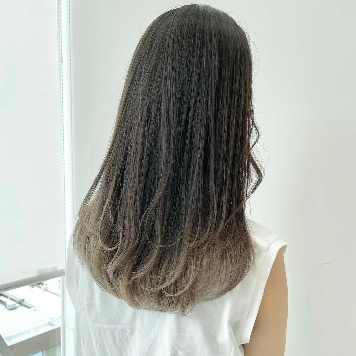 ミディアム カラー グラデーションカラー ヘアカラー トリートメント ⭐️無料！カット モデル募集⭐️夕貴のヘアスタイル