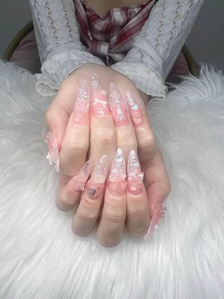 ネイル ハンドネイル Lee Nails チップ長さだし専門店のネイルデザイン