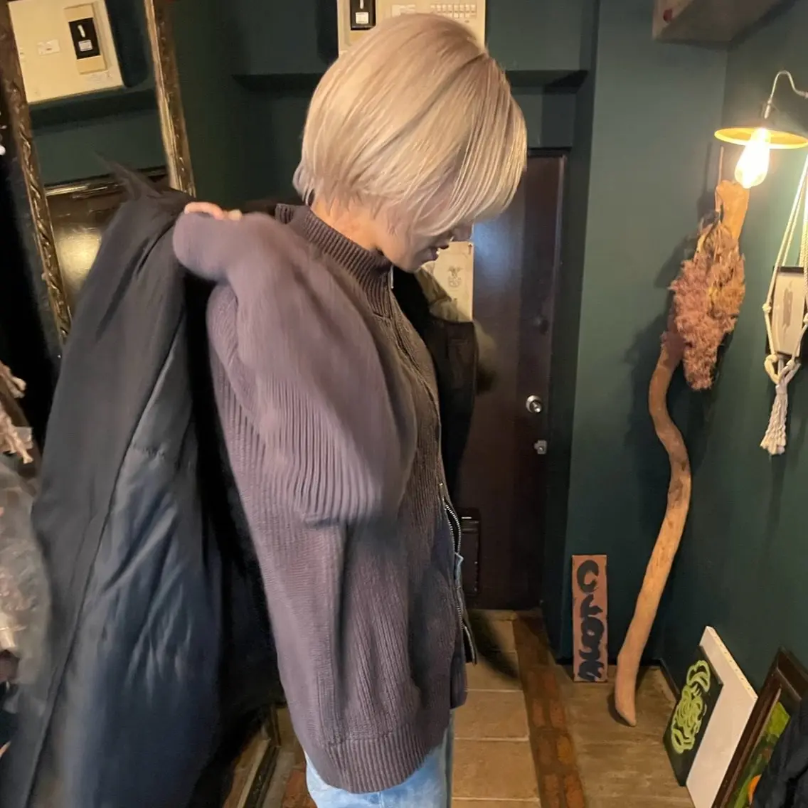 ショート ショートヘア ヘアカラー vivre libreのヘアスタイル