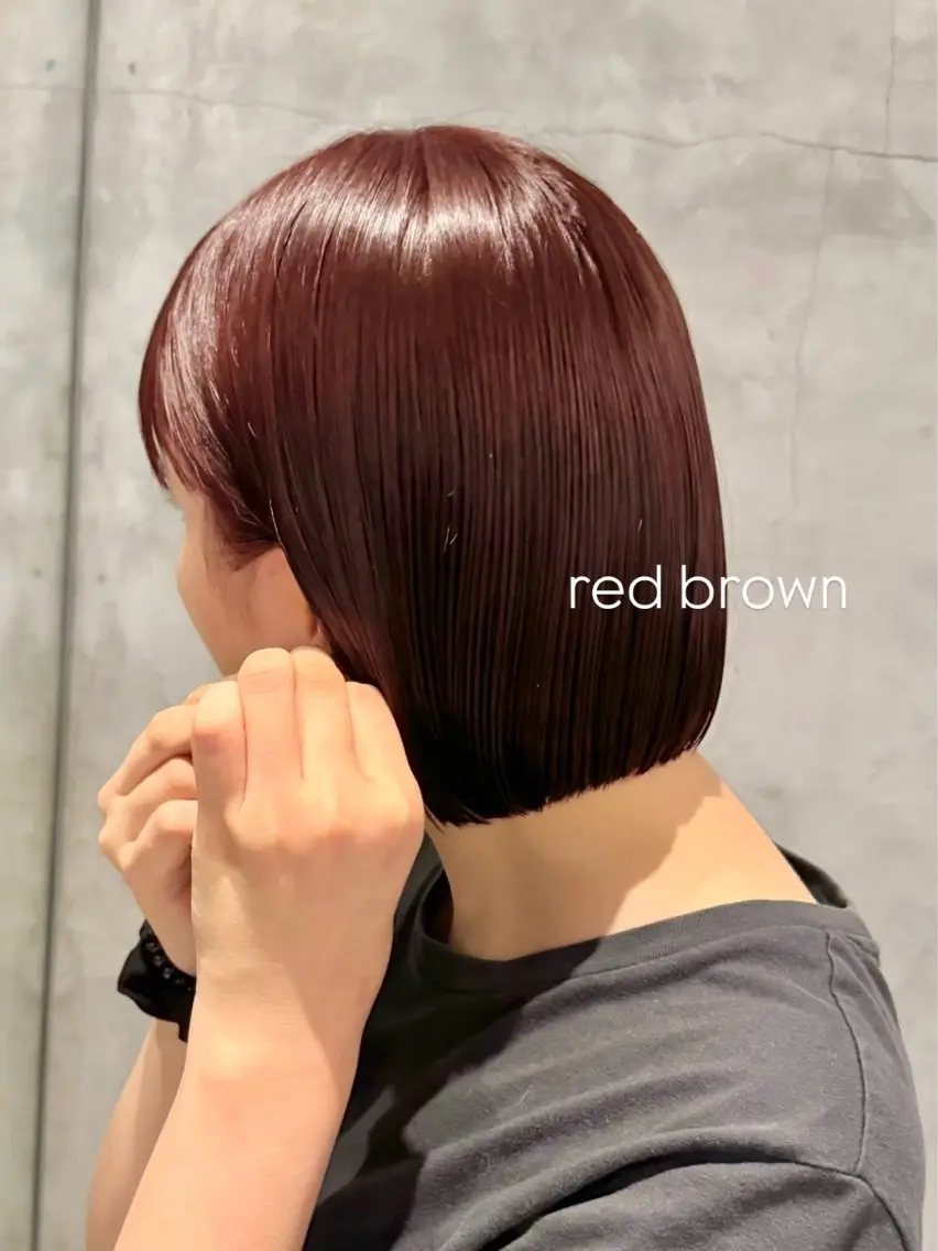 セミロング カラー ヘアアレンジ 顔周りカット×透明感 カラー💫AINAのヘアスタイル