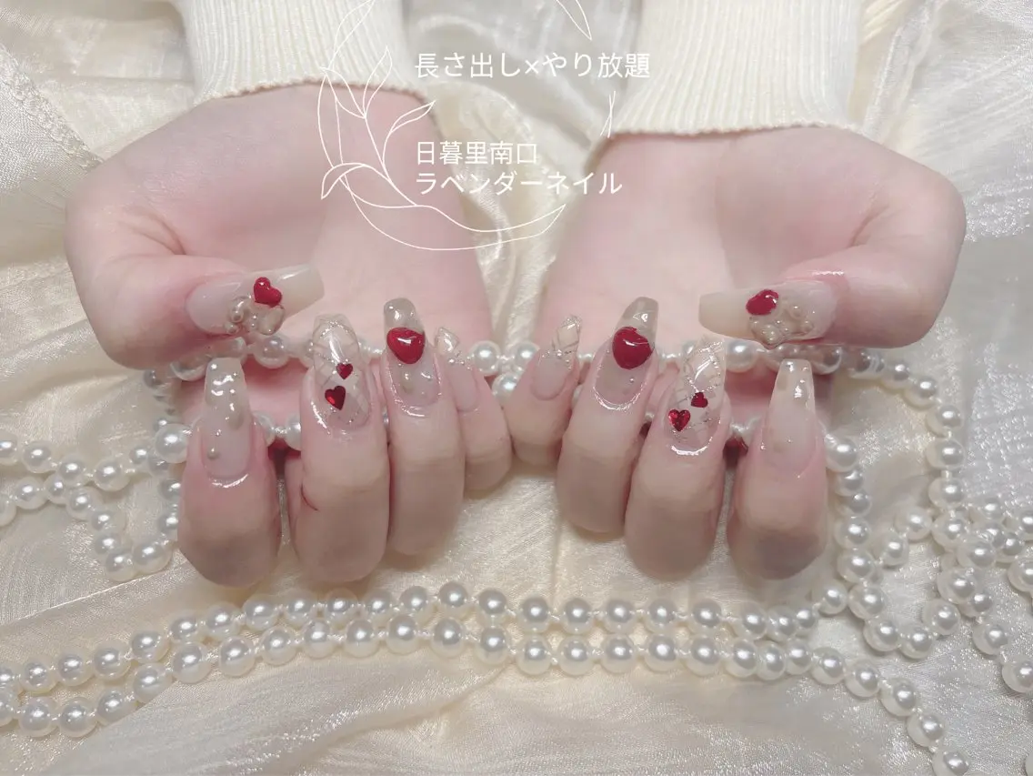 ネイル ラベンダー💖日暮里 ルル💖ネイルのネイルデザイン