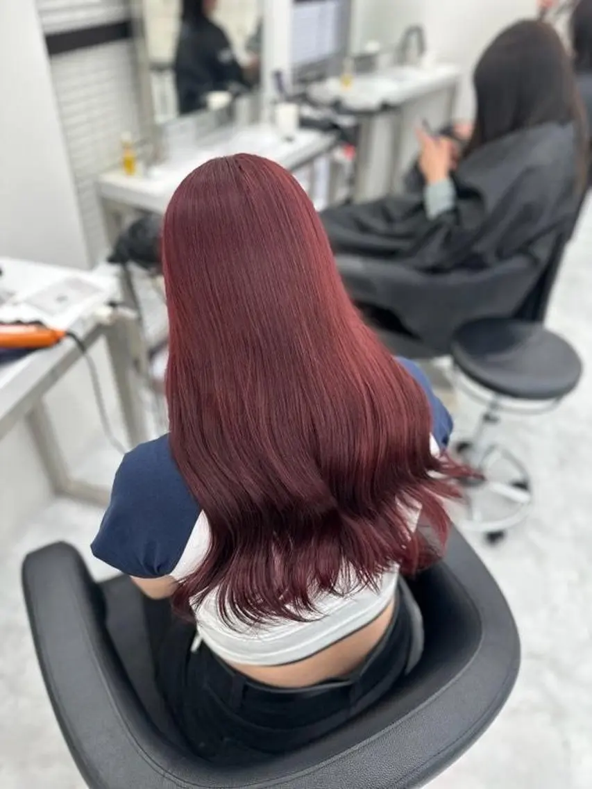 カラー 黒髪 卒業式のヘアスタイル 縮毛矯正 ヘアカラー 🍒renka🍒 ボブ/ショート/暖色のヘアスタイル