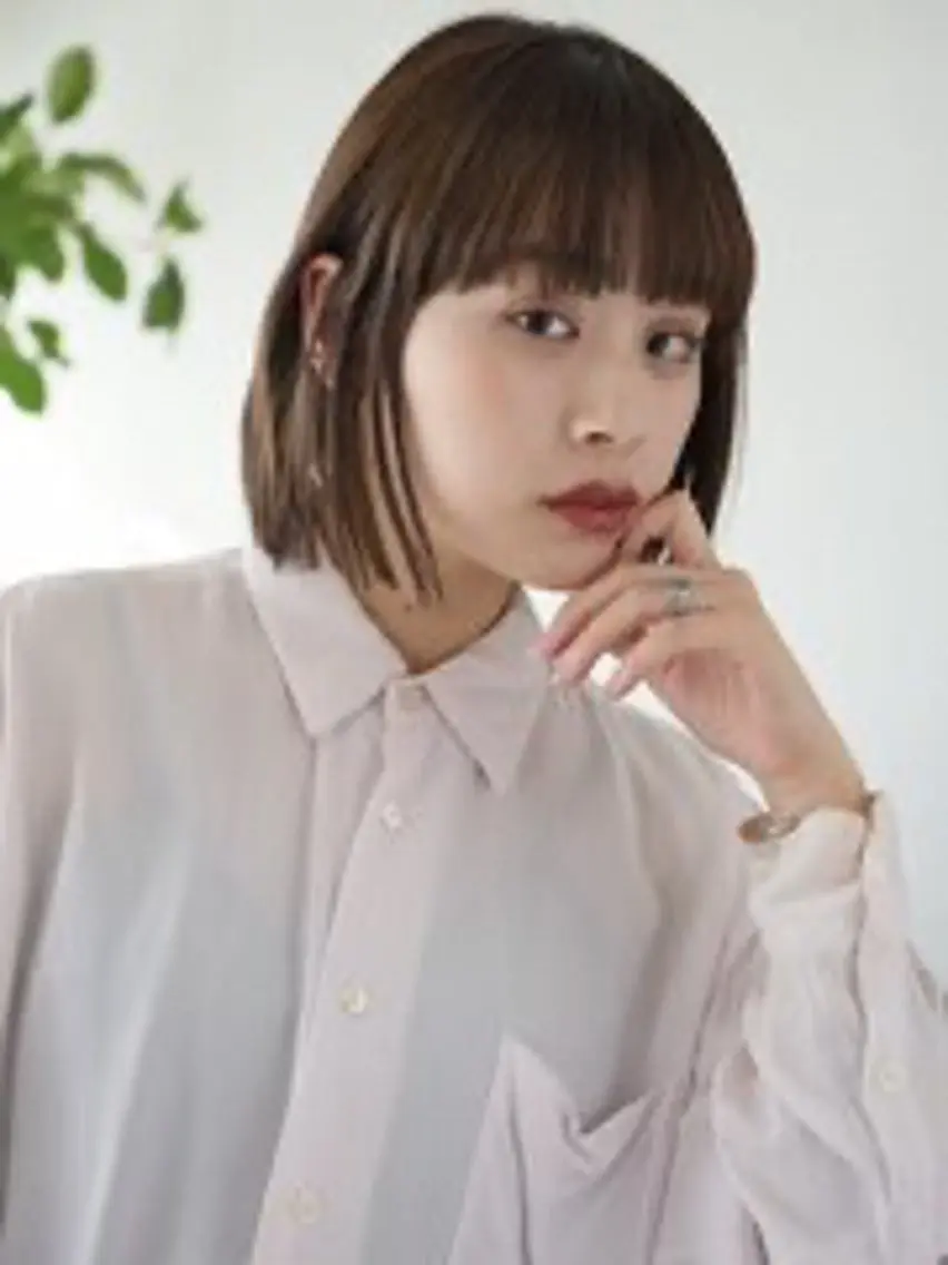 カラー りき カラーモデル レディースも可能のヘアスタイル