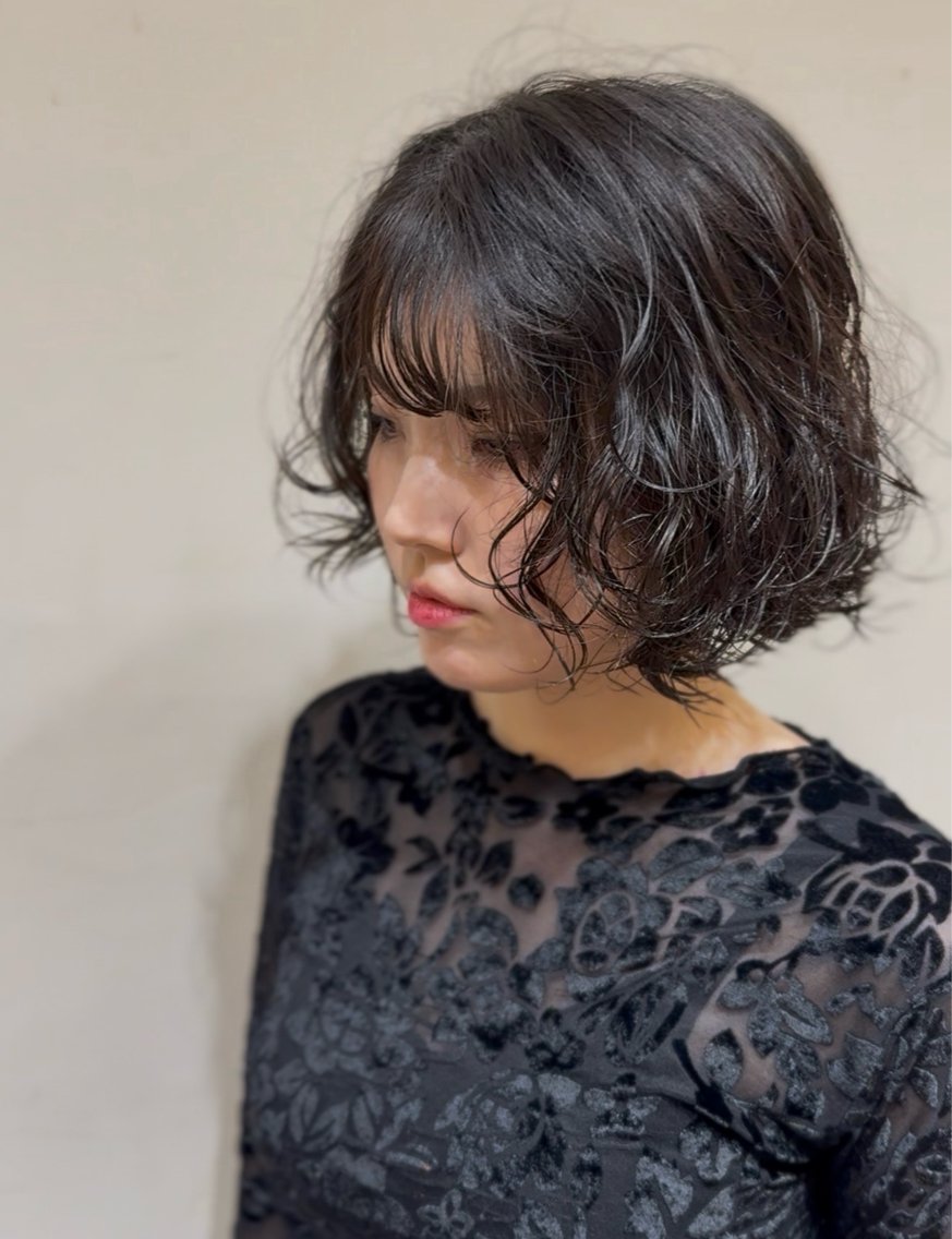 【先着】【期間限定】🖤🌛デザインカット&パーマ🌜🩶の写真