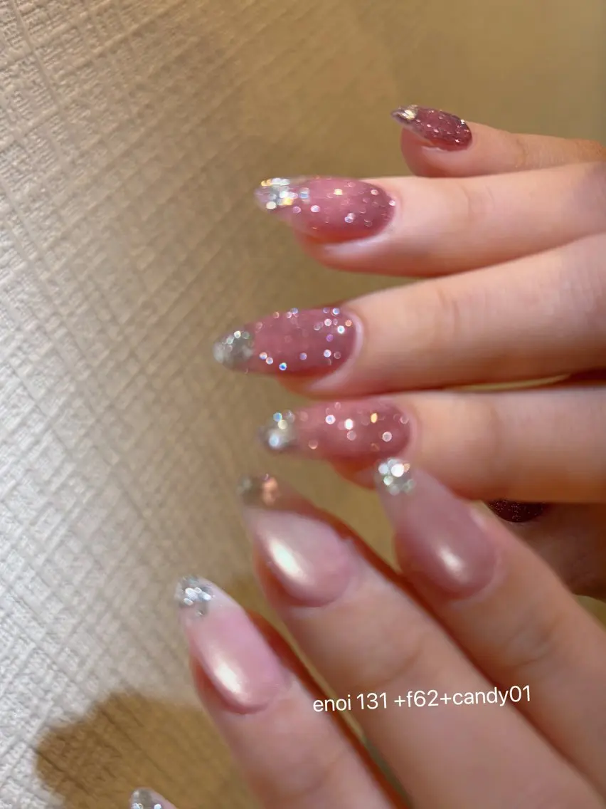 ネイル アートネイル ブルー ブラウン ドット フラワーネイル ハンドネイル Floria nail salonのネイルデザイン