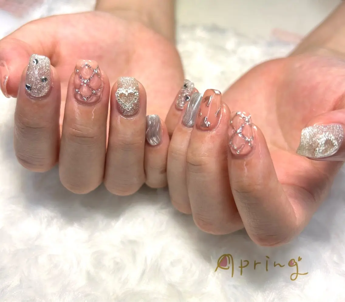 ネイル Apring ネイルサロンのネイルデザイン