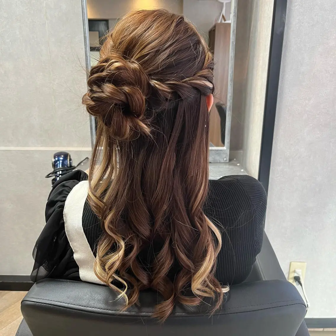 【minimo限定🤍】カット+カラー+ヘアセット🎀の写真