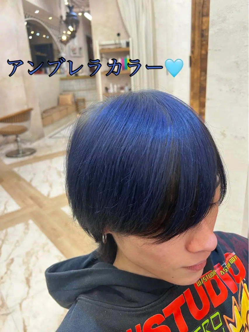 メンズ必見🀄️ カット&カラー&トリートメント&育毛炭酸ヘッドスパ🫧🫧の写真