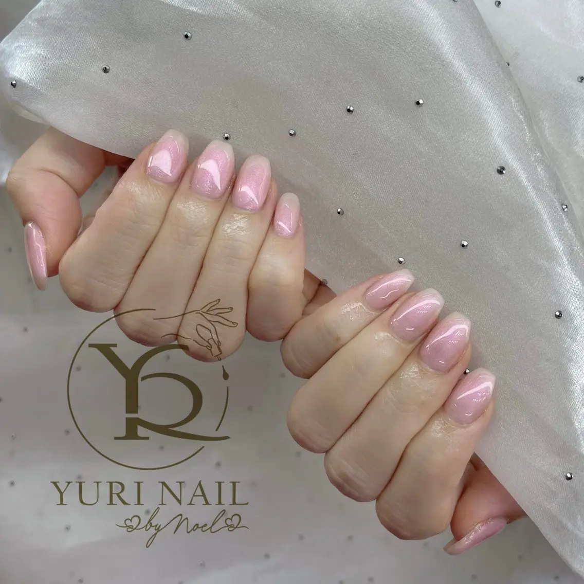 ネイル チークネイル フットネイル フレンチネイル グラデーション キラキラネイル ハンドネイル フットネイル YURI Nail Funabashiのネイルデザイン