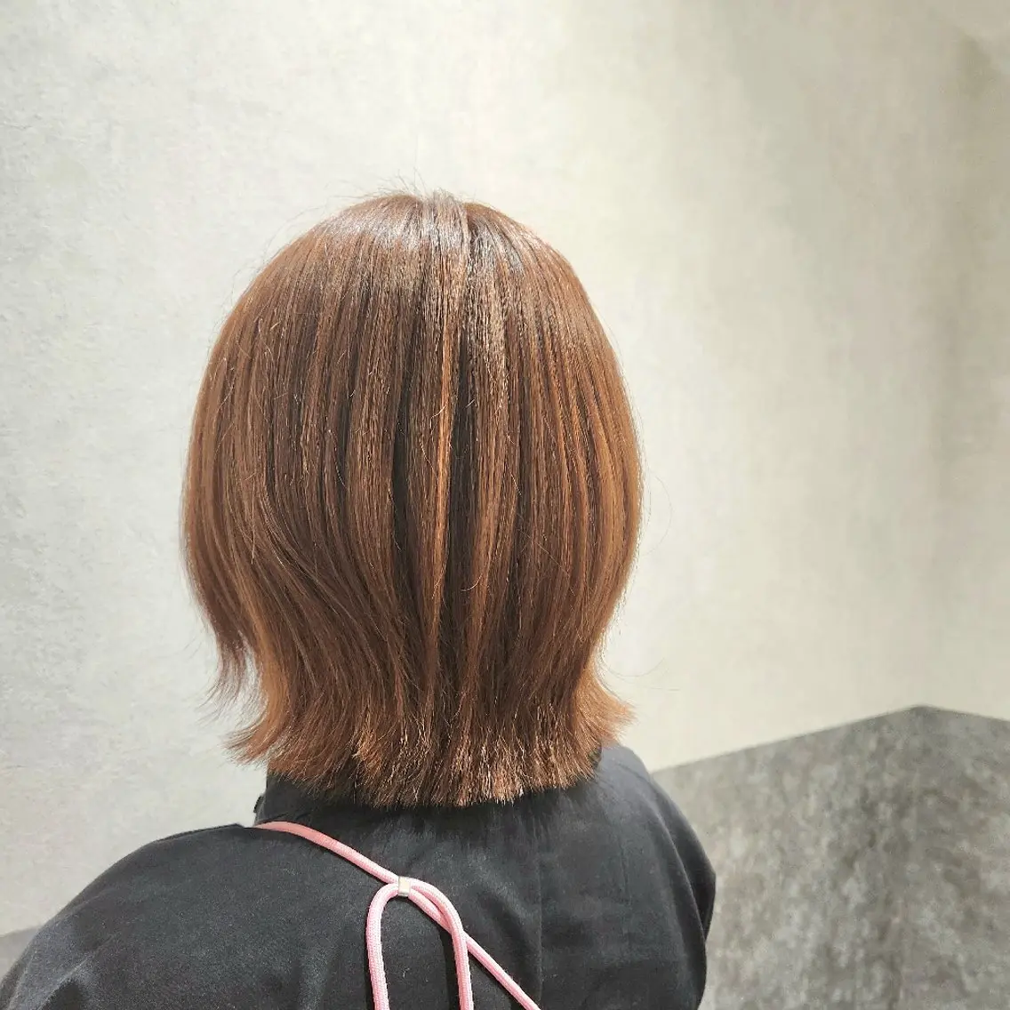 ミディアム 伸ばしかけ レイヤーカット シールエクステ🎀 ホシノ🕒ユウカのヘアスタイル