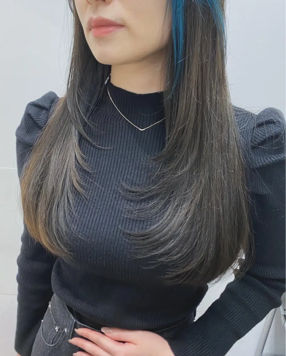 ロング カラー ヘアアレンジ レイヤーカット 当日予約⭕️ JUNYAのヘアスタイル