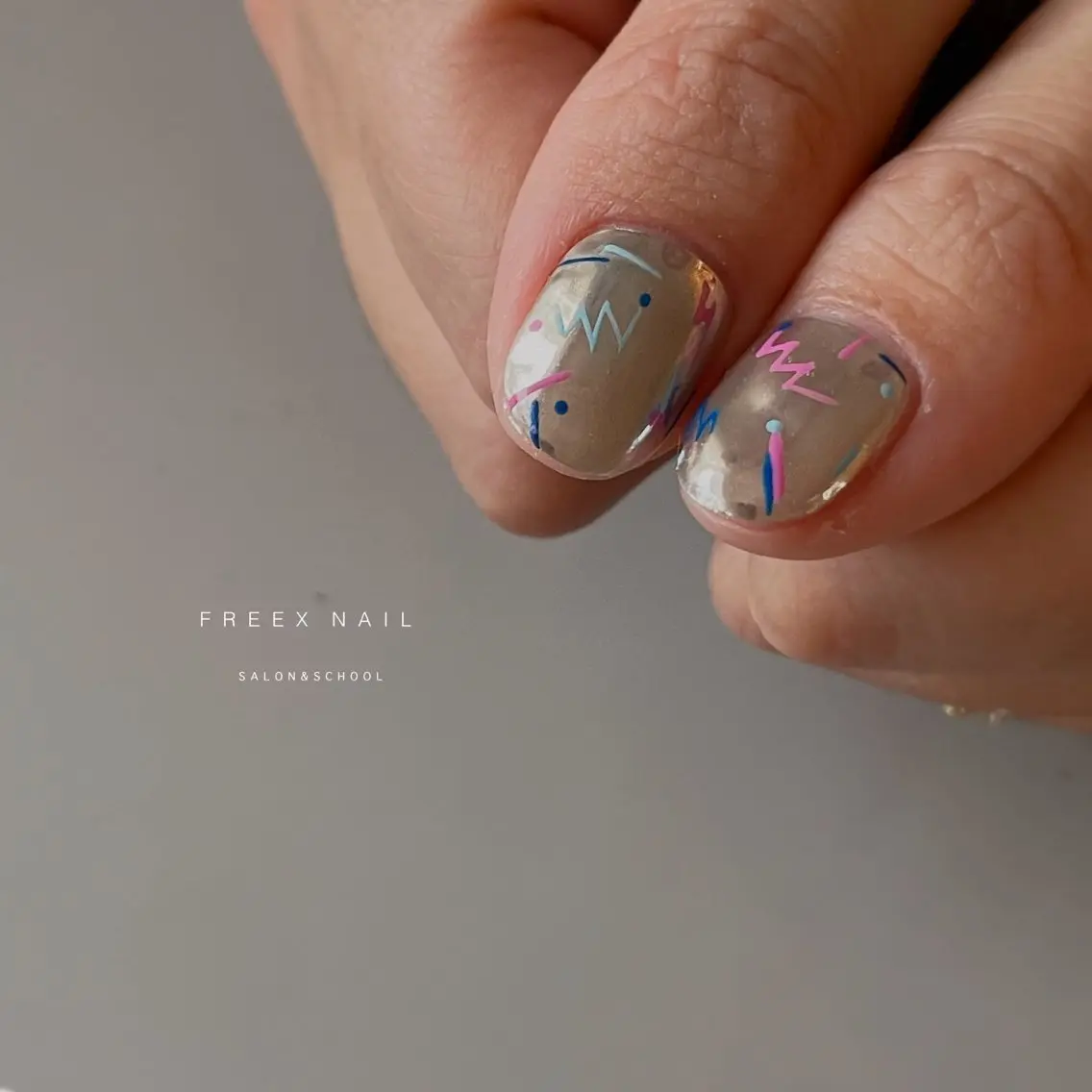 ネイル ハンドネイル フットネイル freex nail /ニュアンス/個性派のネイルデザイン