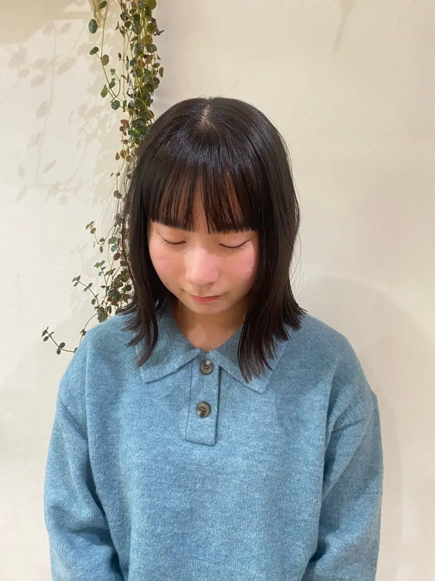 ミディアム カット ネイル/パーマ/ メンズ/ココミ🧚のネイルデザイン