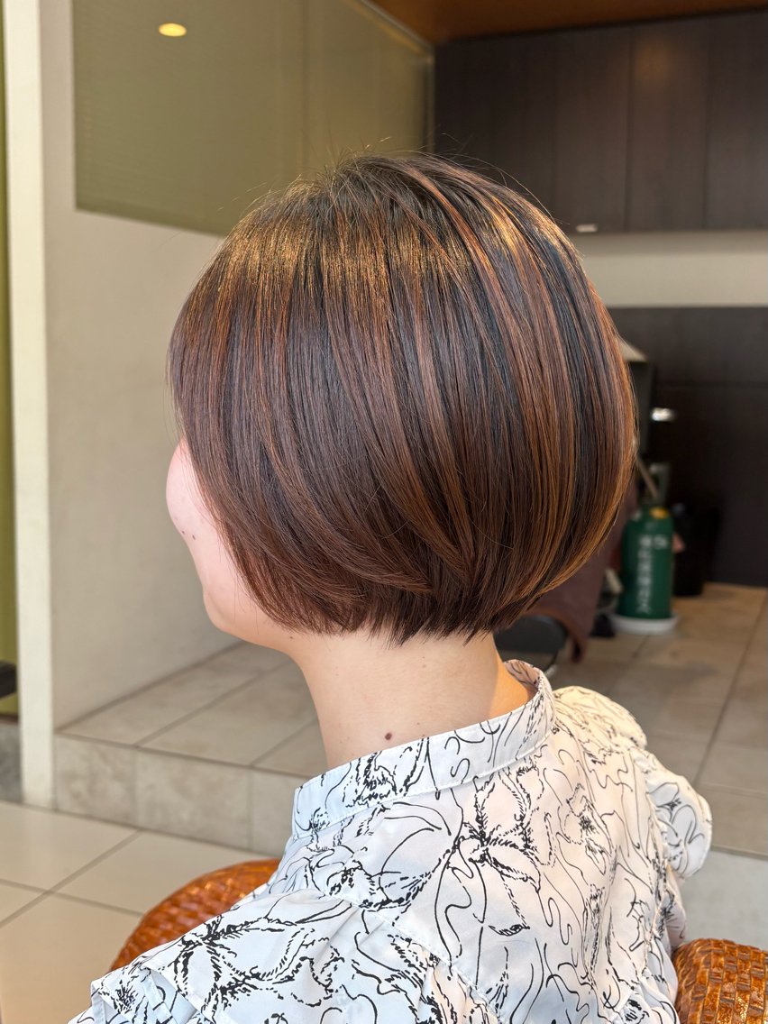 ショート たかしな けいなのヘアスタイル