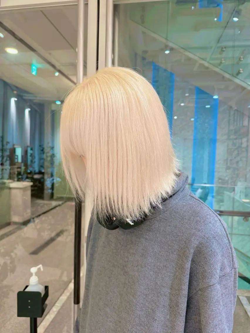 【ミニモ限定💝】抜きっぱなしブリーチリタッチ+ケアトリートメント✨の写真