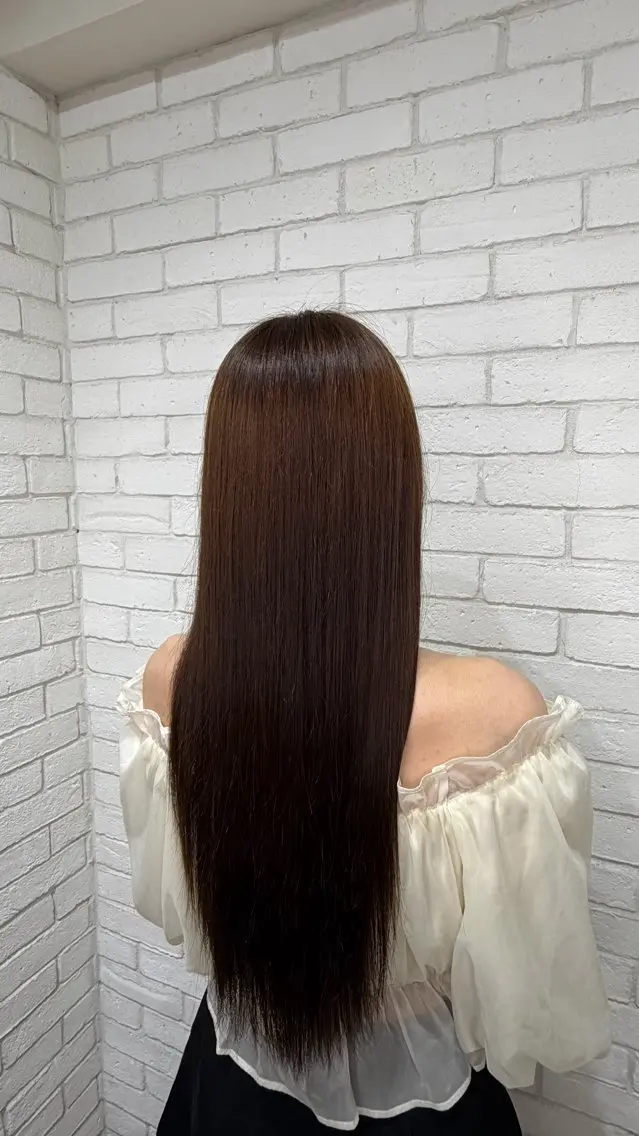 【モデルカラー】💜ダブルカラー+トリートメント付きの写真
