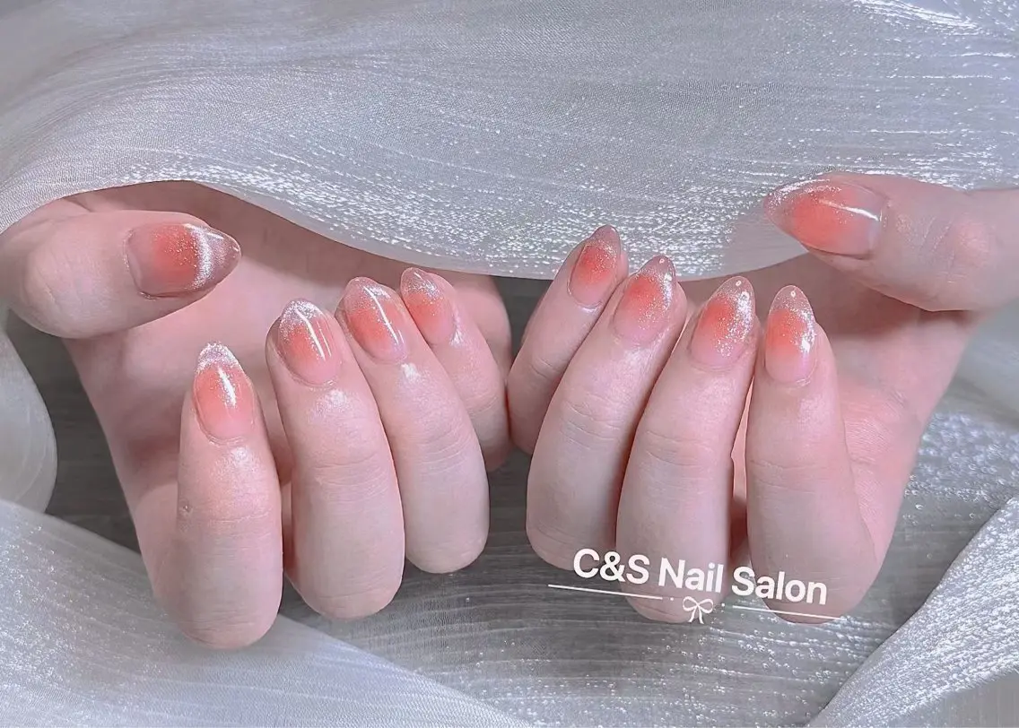 ネイル チークネイル 長さ出し フットネイル フレンチネイル ジェルネイル C&S Nail Salonのネイルデザイン