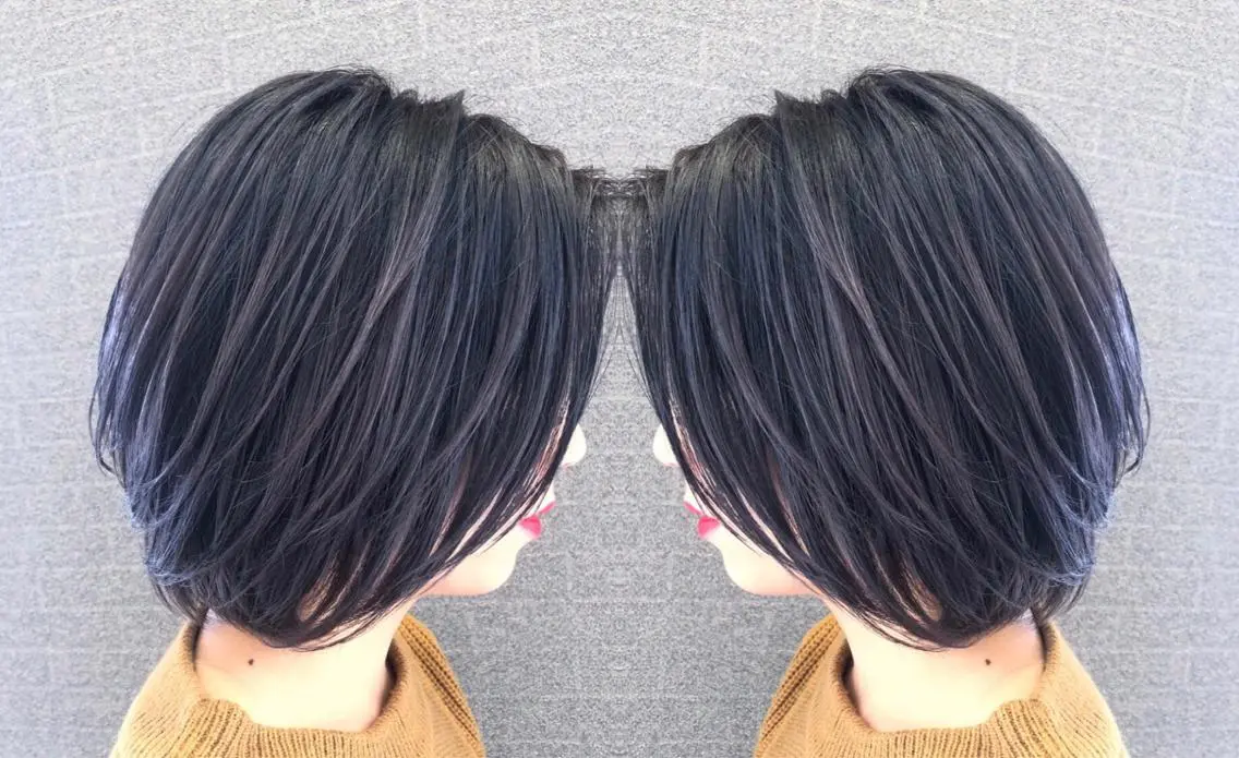 ショート カラー ヘアアレンジ バレイヤージュ デザインカラー ハイライトカラー ハイライト レイヤーカット アンドウ ユウ/ レイヤーカット/韓国のヘアスタイル