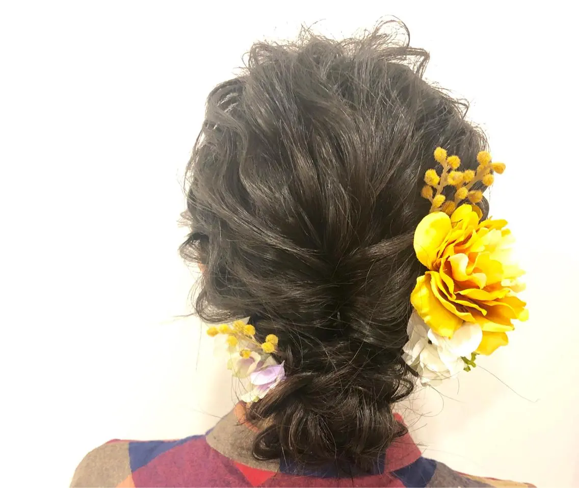 ヘアアレンジ ヘアセット 10/4〜産休菊池 栄里奈のヘアスタイル