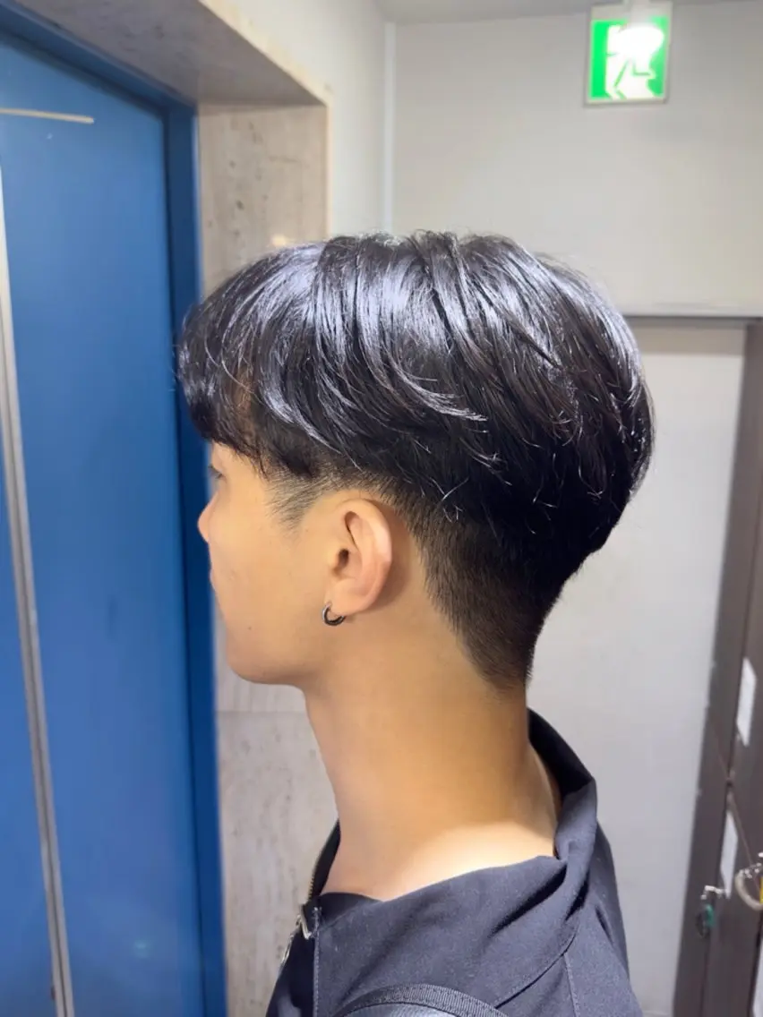ミディアム ミディアムパーマ メンズ特化/メンズ 横浜/沼尾唯翔のヘアスタイル