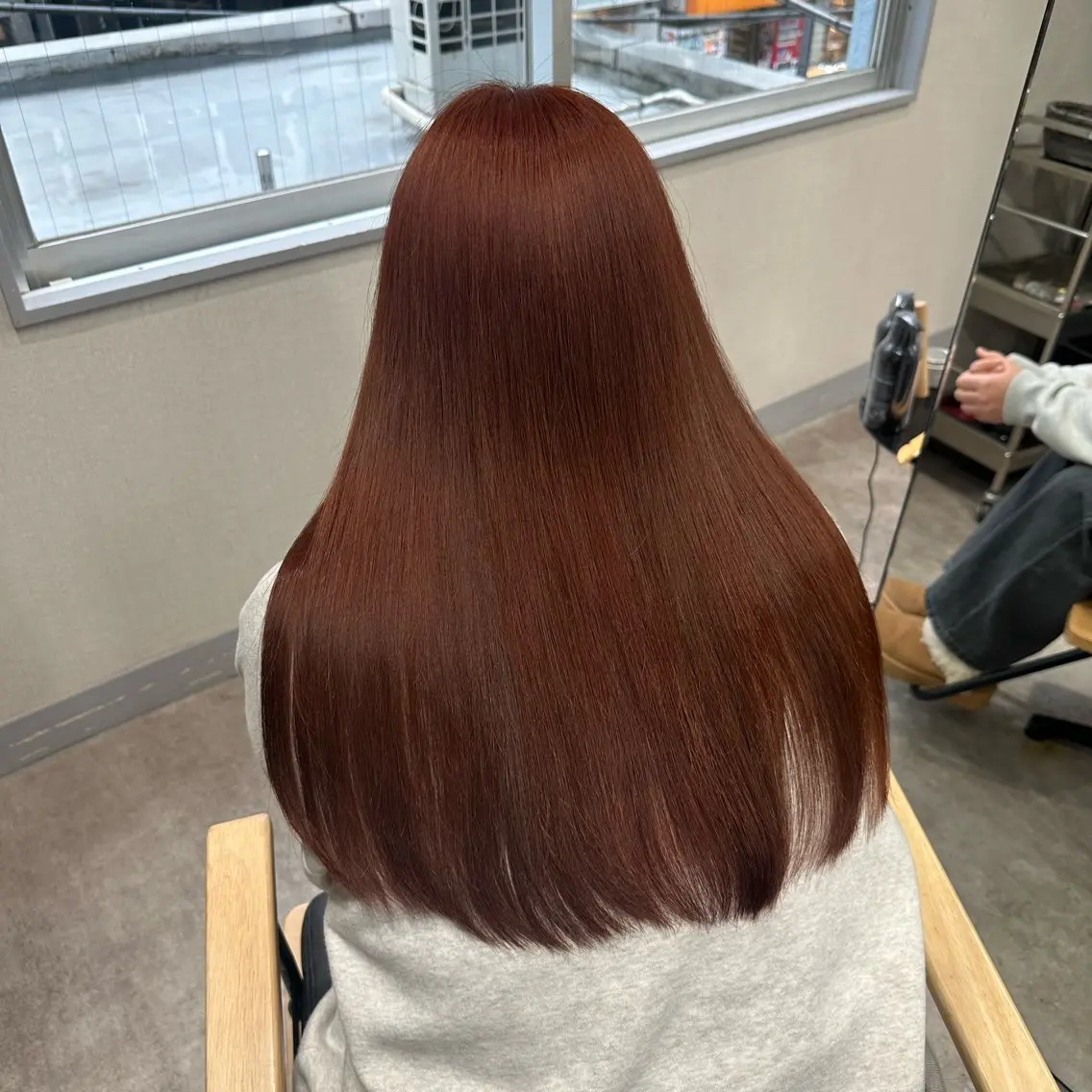 ロング カラー 💈原宿指名No.1 センターパート💈のヘアスタイル
